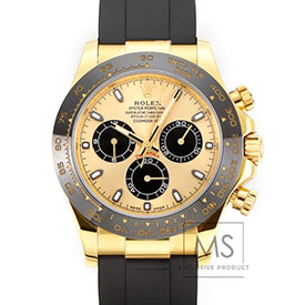 最高級ロレックスコピー時計 デイトナ 116518LN ゴールド/ブラック 7750改良超薄い4130ムーブメント MS工場製